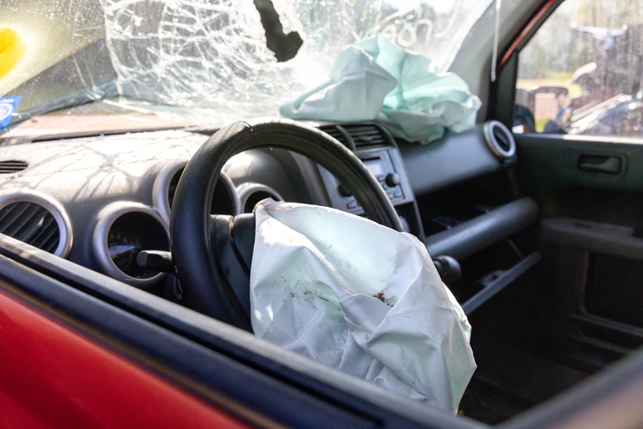 Air bag impact photo